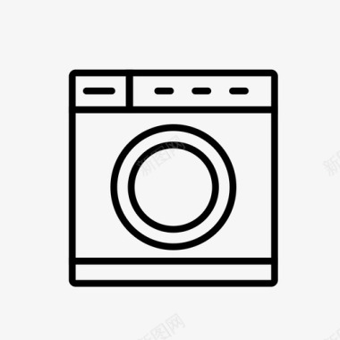 洗衣机洗衣机厨师烹饪图标