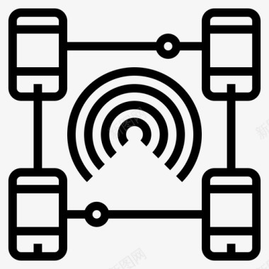 空投空投连接网络图标