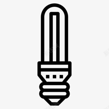 电灯泡紧凑型灯电灯泡图标