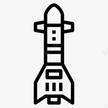 小火箭火箭飞机宇宙飞船图标