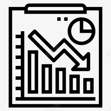 分析股票股票分析业务图标