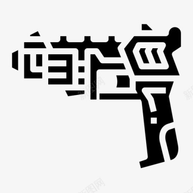 神经神经枪玩具武器图标