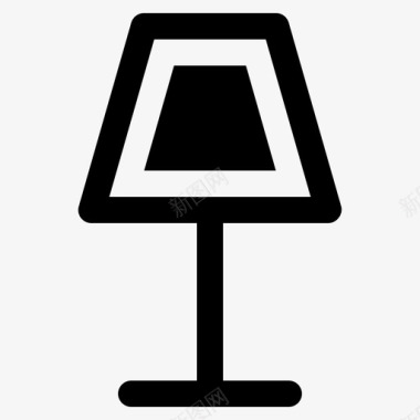 灯具灯泡家具室内图标
