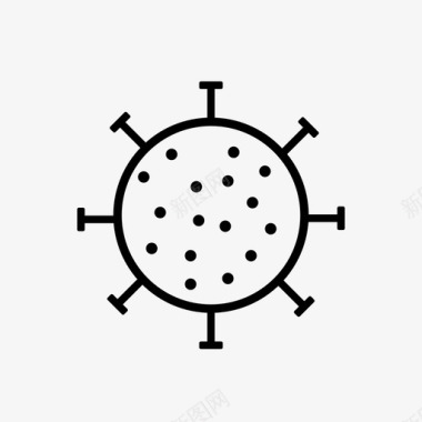 吸烟与疾病病毒虫子疾病图标