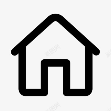 游牧民住所家庭住所房子图标