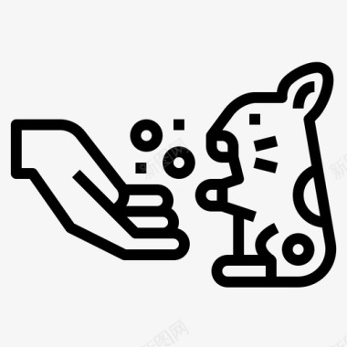 爱宠仓鼠动物爱图标