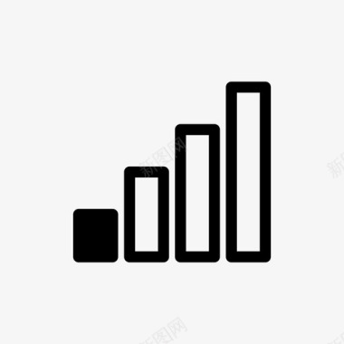 地瓜干条信号条移动信号信号强度图标