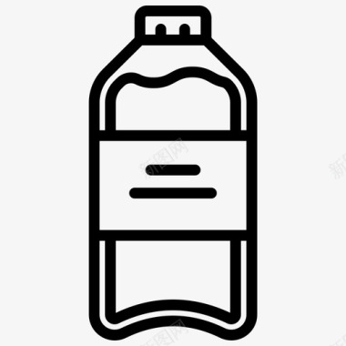 水瓶花瓶水瓶饮料图标