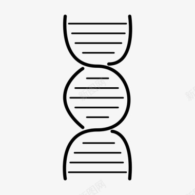 DNA基因链dna生物学基因图标