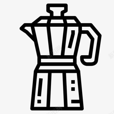咖啡机免抠图片采购产品莫卡壶莫卡壶咖啡机图标