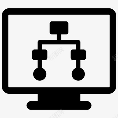 网站活动页面网站地图页面结构图标