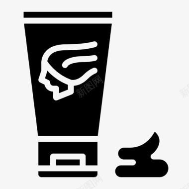 护发素护发素美容发廊图标