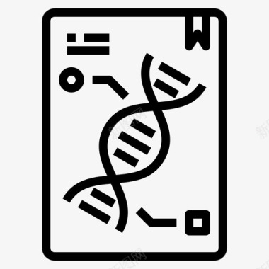 DNA科学生物学dna图标