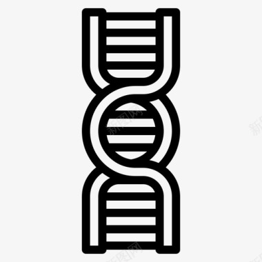 生物学dna结构生物学遗传学图标