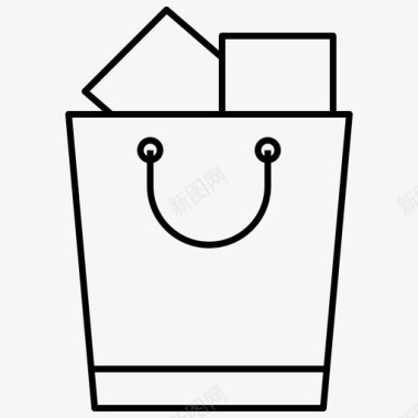 酸奶订购购物袋订购购买图标