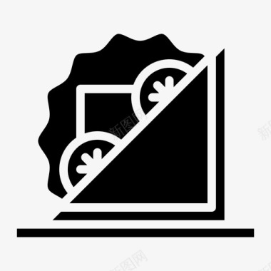 美味三明治三明治早餐快餐图标