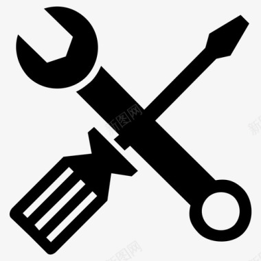 修理工具工具固定修理图标