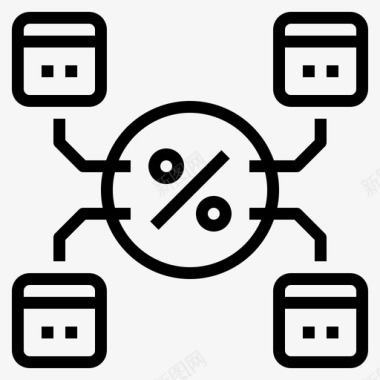 折扣优惠活动折扣浏览器商务图标