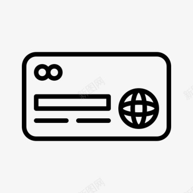 借记卡银行卡银行信用卡图标