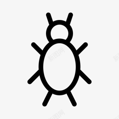 公共标识安全病毒错误恶意软件图标