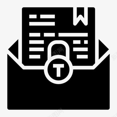 公共标识安全机密文件夹文件档案图标