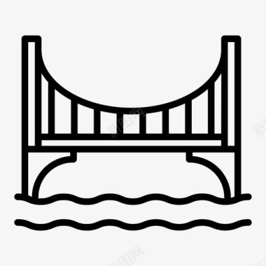 桥梁桥梁建造施工图标