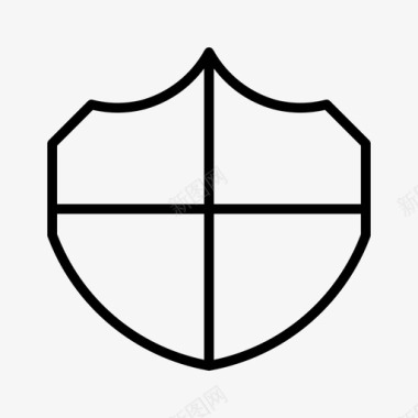 公共标识安全屏蔽防火墙保护图标