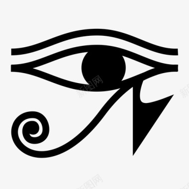 荷鲁斯之眼古代神图标