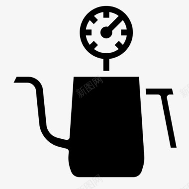 温度计温度计咖啡咖啡壶图标