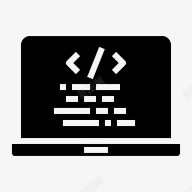 计算机程序编码计算机程序设计图标