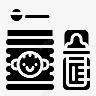 雀巢婴儿奶粉牛奶婴儿盒子图标