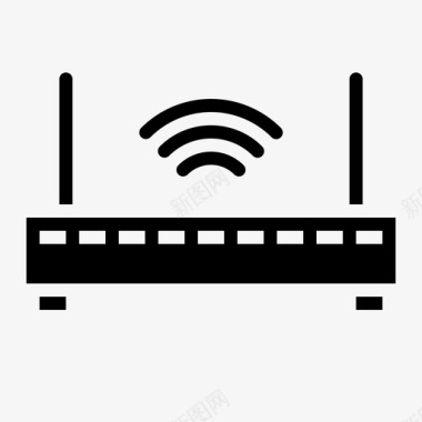 路由信号wifi互联网路由器图标