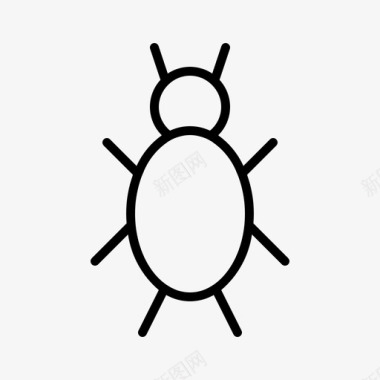 公共标识安全病毒错误恶意软件图标