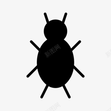 公共标识安全病毒错误恶意软件图标