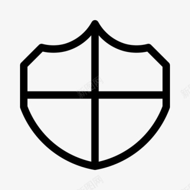 公共标识安全屏蔽防火墙保护图标