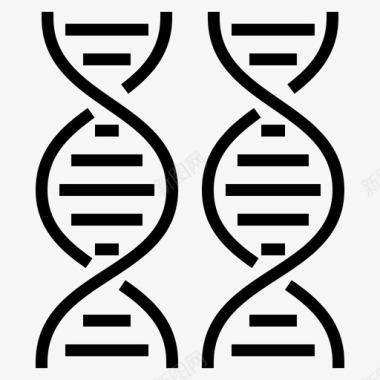 生物DNAdna生物学教育学图标