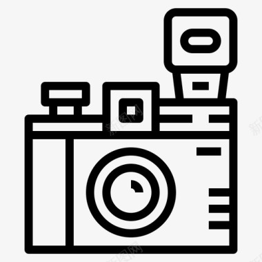 复古摄影相机图像摄影图标
