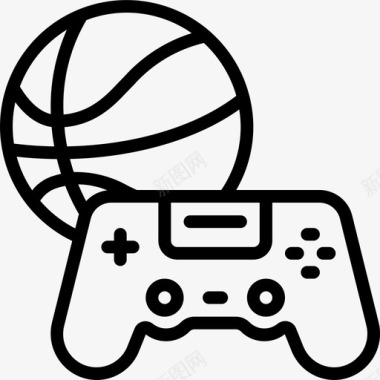 体育体育游戏篮球玩家图标