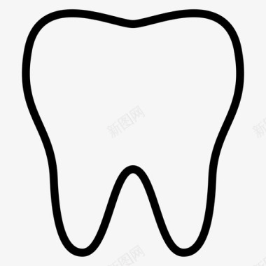 有关牙齿牙齿解剖学牙科图标