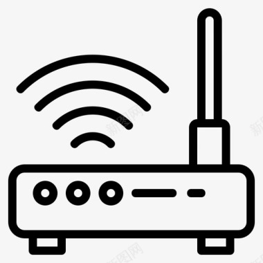 在家好宽带wifi路由器宽带调制解调器连接图标