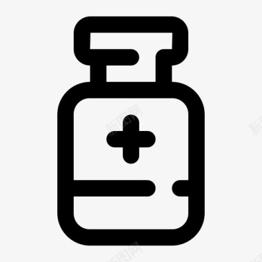 实验室瓶药瓶药品图标