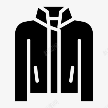 夹克主图夹克服装时尚图标