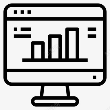 Excel计算图形计算机显示器图标