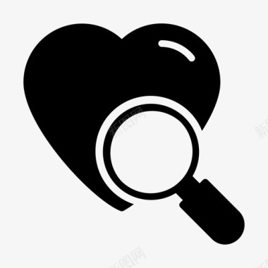 粉色爱心医院搜索寻找爱心脏搜索图标