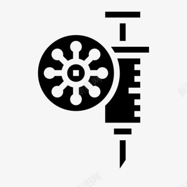 直立型疫苗冠状病毒冠状病毒19型图标
