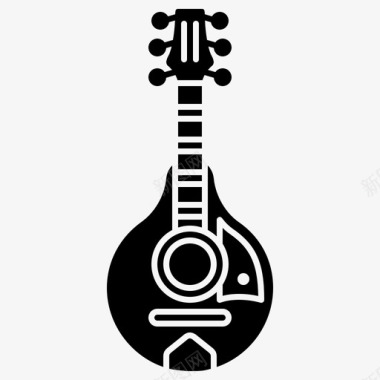 曼陀林民间乐器图标