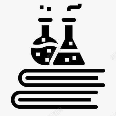 科学书本教育图标