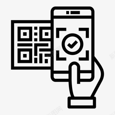 短信手机icon二维码扫描智能手机图标