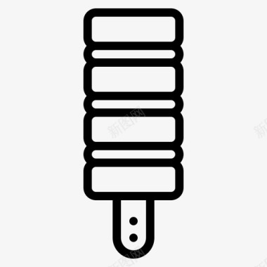 蛋卷冰棒甜点蛋卷图标