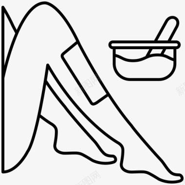 脱毛清洁美腿图标